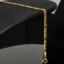 Edles Figaro Armband aus edlem, hochglanzpolierten 585 14k Gold in zeitlosem Design, ca. 2,5mm breit, ca. 20cm lang