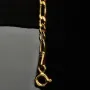 Edles Figaro Armband aus edlem, hochglanzpolierten 585 14k Gold in zeitlosem Design, ca. 2,5mm breit, ca. 20cm lang