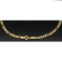 Edles Figaro Armband aus edlem, hochglanzpolierten 585 14k Gold in zeitlosem Design, ca. 2,5mm breit, ca. 20cm lang