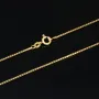 Funkelnde Venezianerkette aus hochwertigem Gelbgold (585 14k Gold) für schlanke Damen und Kinder (45cm Länge, ca. 1mm)