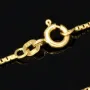 Funkelnde Venezianerkette aus hochwertigem Gelbgold (585 14k Gold) für schlanke Damen und Kinder (45cm Länge, ca. 1mm)
