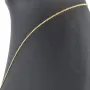 Fein gearbeitete Panzerkette aus edlem 585 /14k Gold für Damen (ca. 46cm, 1,3mm)