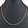 Hochwertig produzierte Goldkette / Ankerkette aus hochglanzpoliertem Gold (585 / 14K Gelbgold) , ca. 50cm Länge 2mm