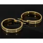 Funkelnde 585 / 14K Gold-Creolen in stilvollem Greco-Design mit kunstvollen Ornamenten und zeitloser Ausstrahlung