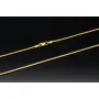 Elegante Schlangenkette / Goldkette für Damen aus exquisitem 14K 585 Gold in ca. 45cm, 1,5mm