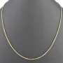 Elegante Schlangenkette / Goldkette für Damen aus exquisitem 14K 585 Gold in ca. 45cm, 1,5mm