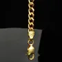 Exquisit verarbeitetes Panzerarmband aus hochwertigem 585 14k Gold- hochglanzpoliert - ca. 20cm und 4mm