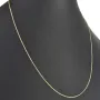 Hochwertig verarbeitete Ankerkette aus edlem Gold (14K 585 Gelbgold, hochglanzpoliert, ca. 60cm, ca. 1,2mm)
