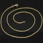 Kurze Ankerkette aus hochwertig verarbeitetem 14K 585 Gold - hochglanzpoliert, ca. 45cm, ca. 1,2mm