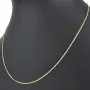 Kurze Ankerkette aus hochwertig verarbeitetem 14K 585 Gold - hochglanzpoliert, ca. 45cm, ca. 1,2mm