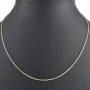 Kurze Ankerkette aus hochwertig verarbeitetem 14K 585 Gold - hochglanzpoliert, ca. 45cm, ca. 1,2mm