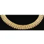 Luxuriöses Armband mit flexiblen Gliedern aus hochwertigem Gold (14K / 585 Gelbgold) ca. 19,5g, 21,5 cm Länge, 9mm Breite