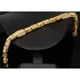 Prunkvolles Königsarmband mit leuchtenden Zirkonia aus 585er Gold (14 Karat) in ca. 21,5 cm Länge, 6 mm Breite