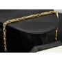 Fein gearbeitetes Ankerarmband aus funkelndem Gold in Greco-Design ca. 21,5 cm lang und 4 mm breit (585 / 14k Gelbgold)