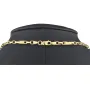 Hochwertige Goldkette / Ankerkette in feinem Greco-Design aus edlem 14K 585er Gold (Gelbgold) – ca. 60 cm, 3,5 mm