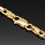 Hochwertige Goldkette / Ankerkette in feinem Greco-Design aus edlem 14K 585er Gold (Gelbgold) – ca. 60 cm, 3,5 mm