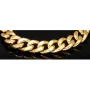 Exquisites XL Panzerarmband / Goldarmband (585er 14k Gold) in 12 mm Megastärke, 22cm Länge, ca. 27,2g