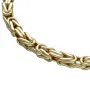 Nobles Königsarmband aus hochglanz poliertem Gold (585 / 14k Gelbgold) ca. 21,5 cm, 4 mm
