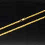 Exklusive Königskette aus funkelndem 14k 585er Gold - hochglanzpoliert - (50cm lang, 2mm breit)