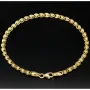 Funkelndes Armband mit feinem Design aus edlem Gelbgold (585 14K Gold) in ca. 20cm Länge