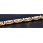 Edles Königsarmband im exklusiven Bicolor-Design aus Gold 585 (14K), 7 mm breit, 22 cm lang