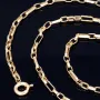 Funkelnde Ankerkette aus edlem 585 / 14K Gold - hochglanzpoliert - , ca. 58 cm Länge ca. 3,5mm Breite