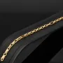 Ankerarmband aus edlem 14K 585er Gold - hochglanzpoliertes (ca. 21,5 cm lang, ca. 3,5mm breit)