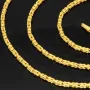 Stilvolle Königskette in zeitlosem Design aus hochglanzpoliertem 14k 585er Gold (55cm lang, 2mm breit)