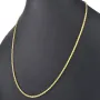 Stilvolle Königskette in zeitlosem Design aus hochglanzpoliertem 14k 585er Gold (55cm lang, 2mm breit)