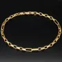 Exquisites Ankerarmband aus hochwertigem 585er 14k Gold - hochglanzpoliert - ca. 20cm, 3,5mm