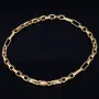Exquisites Ankerarmband aus hochwertigem 585er 14k Gold - hochglanzpoliert - ca. 20cm, 3,5mm