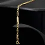 Zeitloses Armband mit feinem Design aus hochwertigem 585 14K Gold in (ca. 18,5 cm Länge, ca. 2,5 mm)