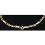 Zeitloses Armband mit feinem Design aus hochwertigem 585 14K Gold in (ca. 18,5 cm Länge, ca. 2,5 mm)