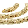 Der Preisbrecher: Königskette aus hochglanz poliertem Gold (14k 585 Gelbgold)- 60cm lang, 3,5 mm breit, ca. 18,4g