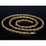 Der Preisbrecher: Königskette aus hochglanz poliertem Gold (14k 585 Gelbgold)- 60cm lang, 3,5 mm breit, ca. 18,4g