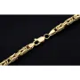 Der Preisbrecher: Königskette aus hochglanz poliertem Gold (14k 585 Gelbgold)- 60cm lang, 3,5 mm breit, ca. 18,4g