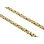 Der Preisbrecher: Königskette aus hochglanz poliertem Gold (14k 585 Gelbgold)- 60cm lang, 3,5 mm breit, ca. 18,4g