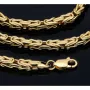 Der Preisbrecher: Königskette aus hochglanz poliertem Gold (14k 585 Gelbgold)- 60cm lang, 3,5 mm breit, ca. 18,4g