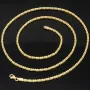 Edle Königskette aus hochwertigem 14k 585 Gold (Gelbgold) - hochglanzpoliert - in ca. 55cm, 2mm Stärke