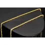Zeitlose Königskette aus funkelndem, poliertem 14k 585 Gold (Gelbgold) ca. 45cm, 2mm