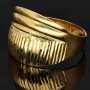 Stilvoller Ring für Damen aus edlem, glänzenden 585 14K Gold in Ringgröße ca. 59-60
