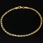 Exklusives Goldarmband (14K 585er Gold, Gelbgold) – Edles Design mit feiner Verarbeitung (ca. 19cm Länge, 2mm Breite)