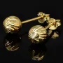 Sehr schöne Ohrstecker mit filigranem Design aus hochwertigem Gold (585 / 14K Gelbgold)