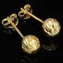 Sehr schöne Ohrstecker mit filigranem Design aus hochwertigem Gold (585 / 14K Gelbgold)