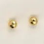 Funkelnde Ohrstecker mit stilvollem Muster aus edlem Gold (585 / 14K Gelbgold)