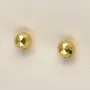 Funkelnde Ohrstecker mit stilvollem Muster aus edlem Gold (585 / 14K Gelbgold)