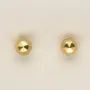 Funkelnde Ohrstecker mit stilvollem Muster aus edlem Gold (585 / 14K Gelbgold)