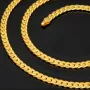 Noble, fein gearbeitete Panzerkette aus edlem Gold (8K, 333 Gelbgold ca. 11,8g) ca. 60cm, 4mm