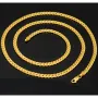 Noble, fein gearbeitete Panzerkette aus edlem Gold (8K, 333 Gelbgold ca. 11,8g) ca. 60cm, 4mm