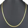 Noble, fein gearbeitete Panzerkette aus edlem Gold (8K, 333 Gelbgold ca. 11,8g) ca. 60cm, 4mm